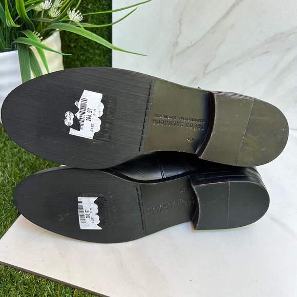 FREDA SALVADOR Black Leather BOOTIE SIZE 5 black leather new - Picture 7 of 10